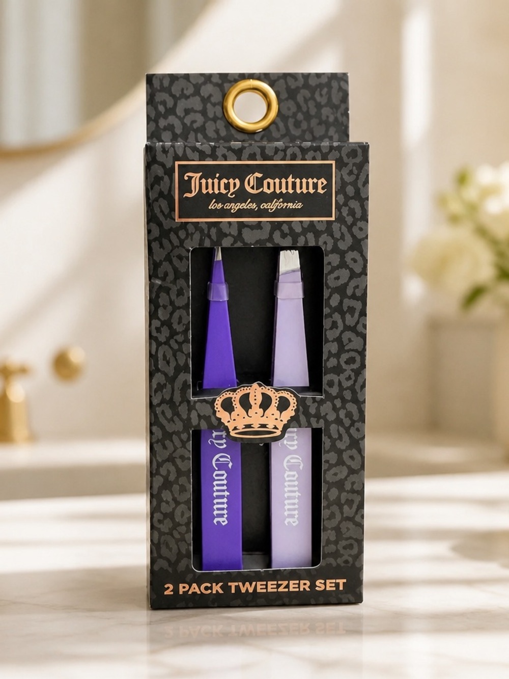 Juicy Couture Purple Tweezer Set 2 Pack New